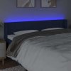 Čelo postele s LED 203 x 16 x 78/88 cm textil [3123262] (Barva Taupe)