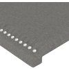 Čelo postele s LED 80 x 5 x 78/88 cm textil [3121453] (Barva Zelená)