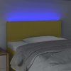 Čelo postele s LED 80 x 5 x 78/88 cm textil [3121453] (Barva Zelená)