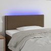 Čelo postele s LED 80 x 5 x 78/88 cm textil [3121453] (Barva Zelená)