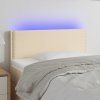 Čelo postele s LED 80 x 5 x 78/88 cm textil [3121453] (Barva Zelená)