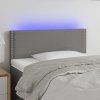 Čelo postele s LED 80 x 5 x 78/88 cm textil [3121453] (Barva Zelená)