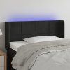 Čelo postele s LED 103 x 16 x 78/88 cm samet [3123281] (Barva Tmavě zelená)