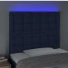 Čelo postele s LED 100x5x118/128 cm textil [3122852] (Barva Taupe)