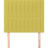 Čelo postele 100x5x118/128 cm látkové [3116567] (Barva Zelená)
