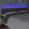 Čelo postele s LED 180x5x78/88 cm textil [3121491] (Barva Krémová)