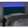 Čelo postele s LED 100x5x78/88 cm samet [3121516] (Barva Černá)