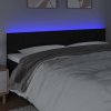 Čelo postele s LED 160x5x78/88 cm textil [3121625] (Barva Zelená)