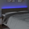 Čelo postele s LED 160x5x78/88 cm textil [3121625] (Barva Zelená)