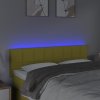 Čelo postele s LED 144x5x78/88 cm textil [3121610] (Barva Světle šedá)