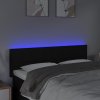 Čelo postele s LED 144x5x78/88 cm textil [3121610] (Barva Světle šedá)