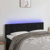 Čelo postele s LED 144x5x78/88 cm samet [3121665] (Barva Růžová)