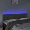 Čelo postele s LED 144x5x78/88 cm samet [3121665] (Barva Růžová)