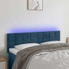 Čelo postele s LED 144x5x78/88 cm samet [3121665] (Barva Růžová)