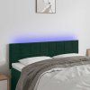 Čelo postele s LED 144x5x78/88 cm samet [3121665] (Barva Růžová)