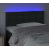 Čelo postele s LED 90x5x78/88 cm umělá kůže [3121690] (Barva Černá)
