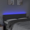 Čelo postele s LED 144x5x78/88 cm textil [3121755] (Barva Krémová)