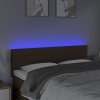 Čelo postele s LED 144x5x78/88 cm textil [3121755] (Barva Krémová)