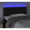 Čelo postele s LED 90x5x78/88 cm samet [3121509] (Barva Tmavě šedá)