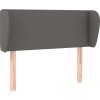 Čelo postele typu ušák 103x23x78/88 cm umělá kůže [3116952] (Barva Šedá)