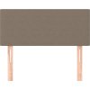 Čelo postele 80 x 5 x 78/88 cm textil [345728] (Barva Taupe)
