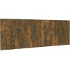 Nástěnné čelo postele 240x1,5x80cm kompozitní dřevo [816979] (Barva Kouřový dub)