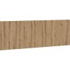 Nástěnné čelo postele 240x1,5x80cm kompozitní dřevo [816979] (Barva Kouřový dub)