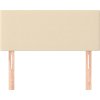 Čelo postele 90x5x78/88 cm textil [345749] (Barva Krémová)