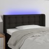 Čelo postele s LED 83 x 16 x 78/88 cm textil [3123648] (Barva Taupe)