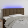Čelo postele s LED 80 x 5 x 78/88 cm textil [3122027] (Barva Zelená)