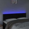 Čelo postele s LED 144x5x78/88 cm samet [3121805] (Barva Růžová)