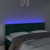 Čelo postele s LED 144x5x78/88 cm samet [3121805] (Barva Růžová)