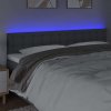 Čelo postele s LED 180x5x78/88 cm textil [3122067] (Barva Zelená)