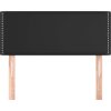 Čelo postele 90x5x78/88 cm umělá kůže [345892] (Barva Černá)