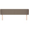 Čelo postele typu ušák 163x23x78/88 cm textil [3116874] (Barva Taupe)