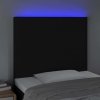 Čelo postele s LED 100x5x118/128 cm textil [3122141] (Barva Zelená)