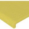 Čelo postele s LED 100x5x118/128 cm textil [3122141] (Barva Zelená)
