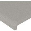 Čelo postele s LED 100x5x118/128 cm textil [3122141] (Barva Zelená)
