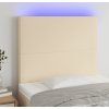 Čelo postele s LED 100x5x118/128 cm textil [3122141] (Barva Zelená)