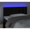 Čelo postele s LED 90x5x78/88 cm samet [3122086] (Barva Tmavě moddrá)