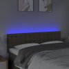 Čelo postele s LED 144x5x78/88 cm textil [3122050] (Barva Modrá)
