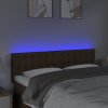 Čelo postele s LED 144x5x78/88 cm textil [3122050] (Barva Modrá)