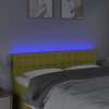 Čelo postele s LED 144x5x78/88 cm textil [3122050] (Barva Modrá)