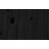 Nástěnné čelo postele 82,5x3x90 cm masivní borové dřevo [824907] (Barva Černá)
