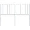Kovové náhradní čelo postele 120 cm [350895] (Barva Černá)