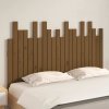 Nástěnné čelo postele 140 x 3 x 80 cm masivní borové dřevo [824821] (Barva medová hnědá)