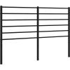 Kovové náhradní čelo postele 120 cm [352350] (Barva Černá)