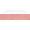 Taštičková matrace střední tvrdost 90x190x20 cm samet [347713] (Barva Růžová)