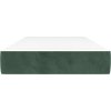 Taštičková matrace střední tvrdost 100 x 200 x 20 cm samet [347751] (Barva Tmavě zelená)