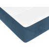 Taštičková matrace střední tvrdost 120 x 200 x 20 cm samet [347772] (Barva Tmavě moddrá)